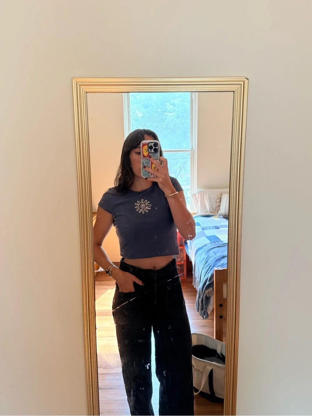 Free People We the Free Palmer Cuffed Baggy Jeans